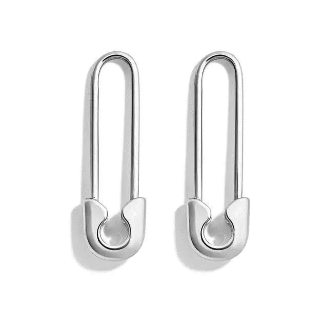 Colorful Metal Pin Earrings Set for Women Fashion