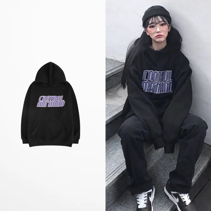 Trendy Street Hip-Hop Graffiti Hooded Sweater