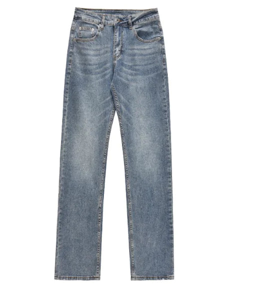 Slim-Fit Hand-Splashed Ink Jeans