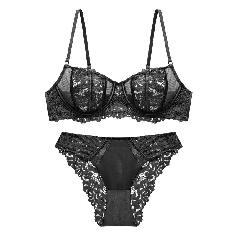 New French Lace Lingerie Set for Women (Bra & Panty)