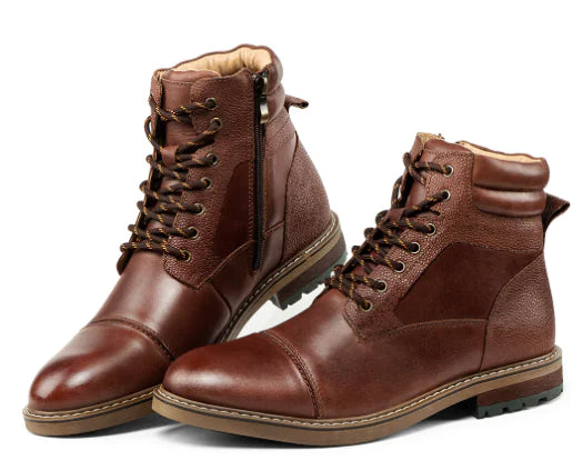Men's Casual High-Top Lace-Up Ankle Boots