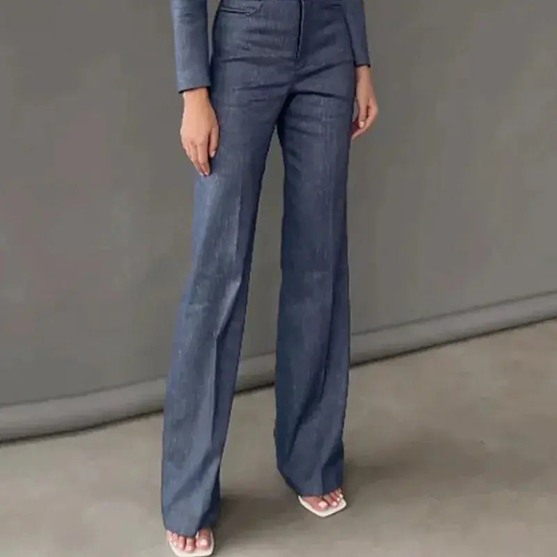 2023 Autumn Women's Solid Color Suit Set for Commuting