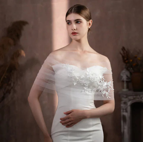 New Style Lace Shawl for Brides and Photography