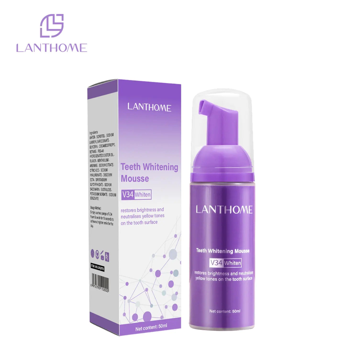 V34 Teeth Whitening Mousse