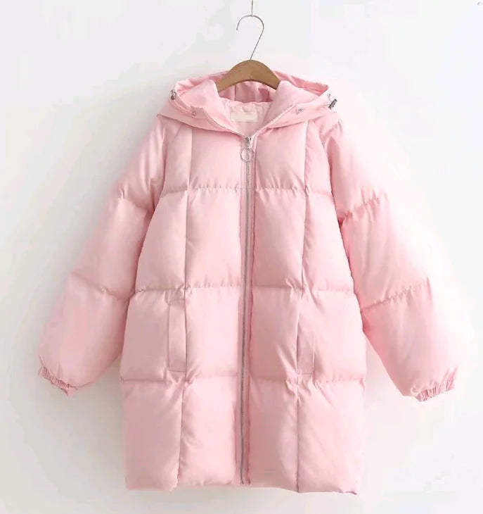 2020 Winter Sweet College Style Loose Cotton Jacket