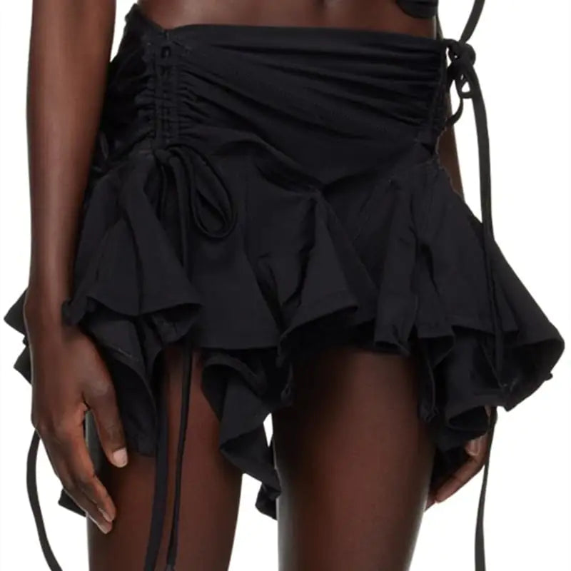 Women's Solid Color A-Line Half Skirt