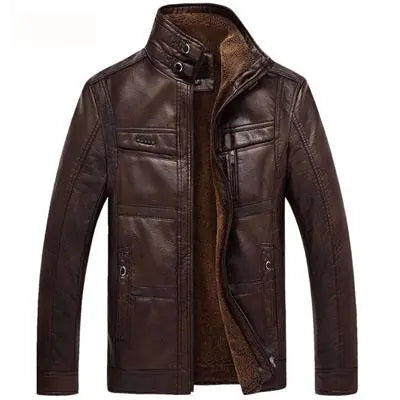 Men's PVC Leather Jacket