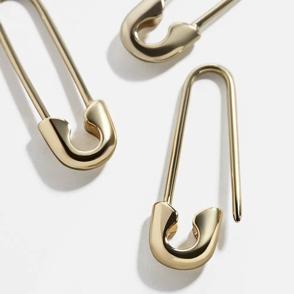 Colorful Metal Pin Earrings Set for Women Fashion