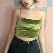 European Velvet Camisole Chic