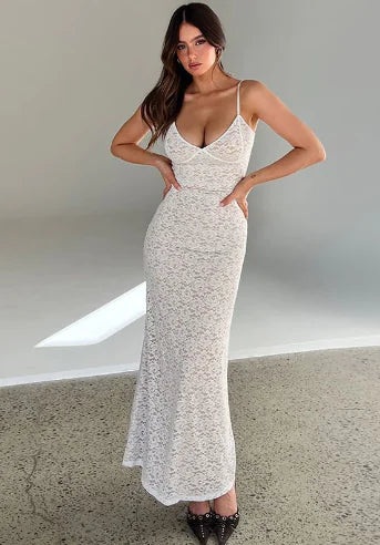 Backless Lace Enchantment