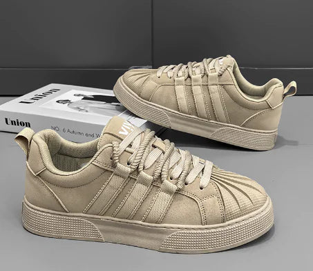 Men's Stylish High-Top Casual Sneakers with Thick Sole