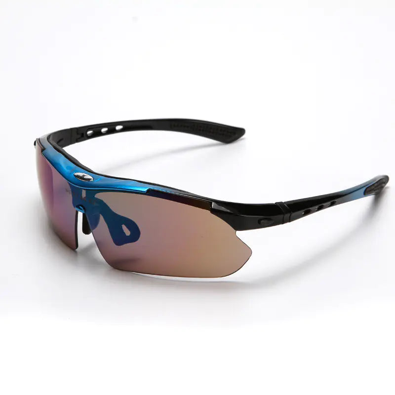 Cycling Sunglasses with Polarized Lenses (5 Color Set)