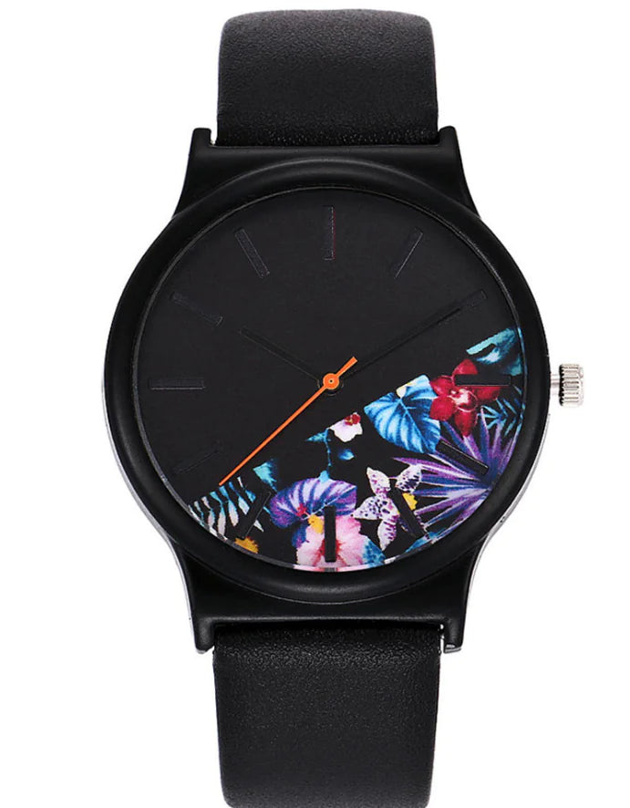Artistic Floral Quartz Watch