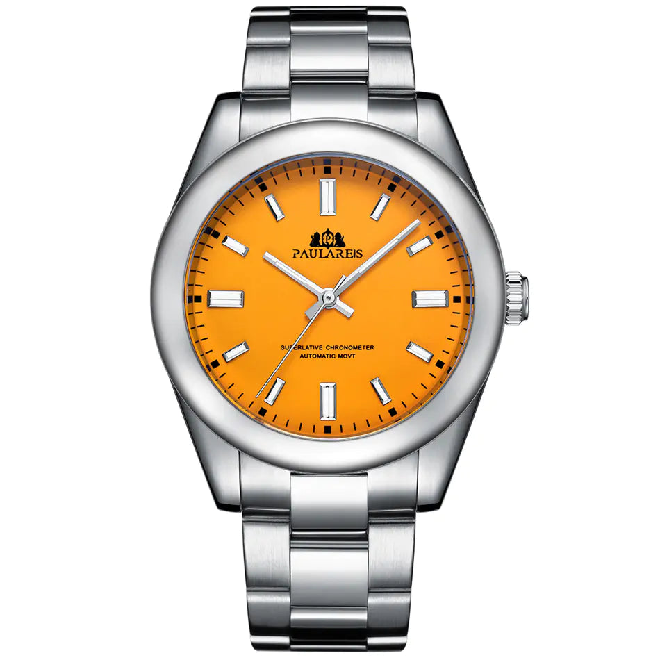 Luminous Automatic Mechanical Steel Band Watch