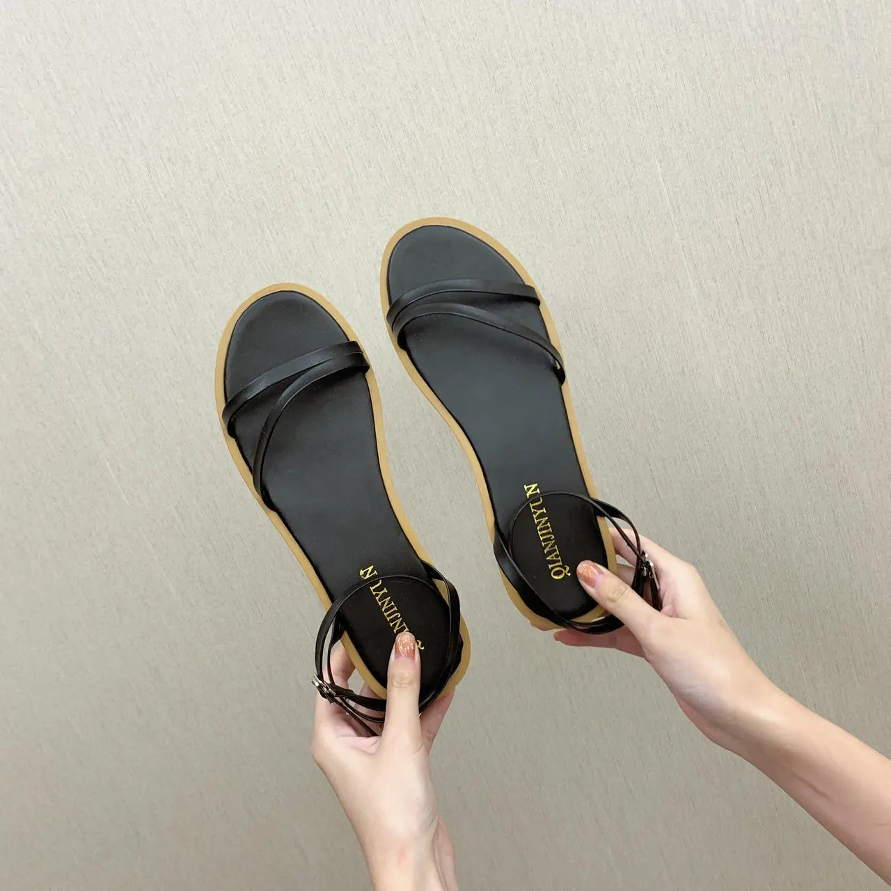 Flat Double Roman Sandals
