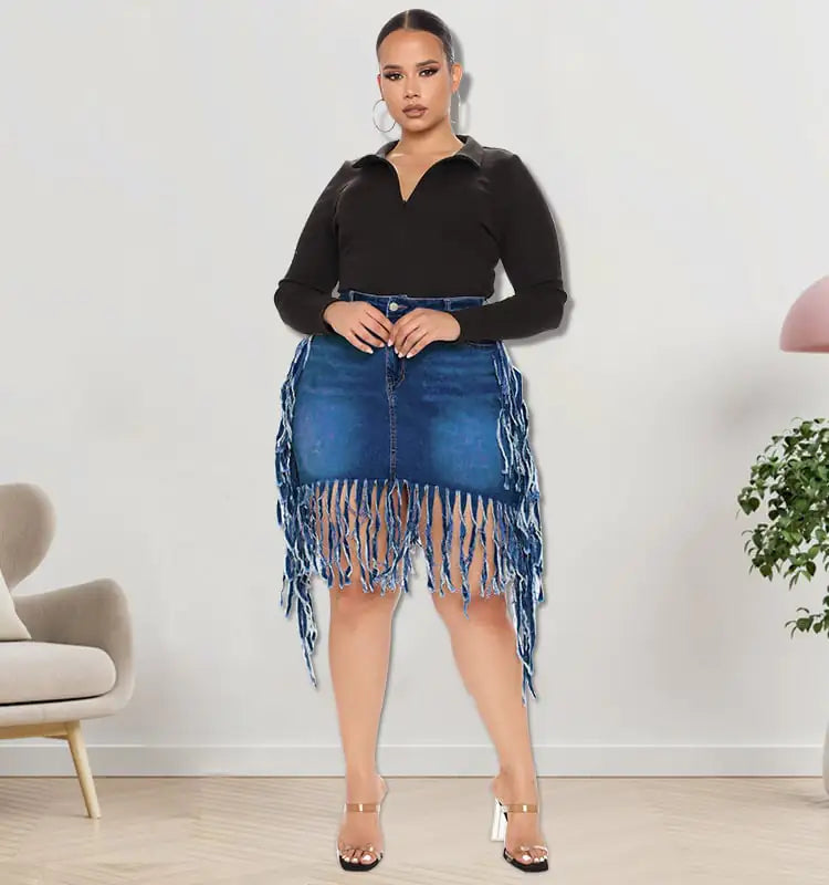 Fringe Denim Chic