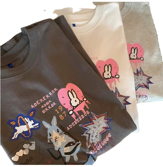 Summer Plus Size Astronaut College Style T-Shirt for Women