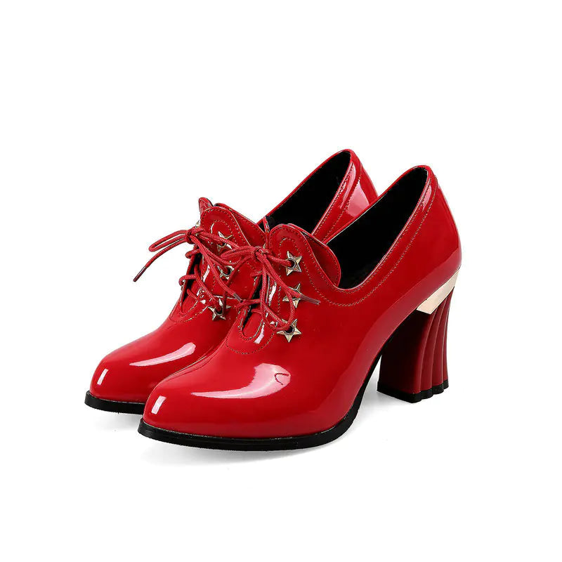 Chunky Heeled Martin Boots for Women - Versatile Style