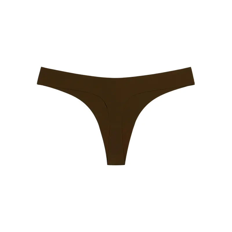 Seamless T-Back Women's Underwear with Cotton Crotch