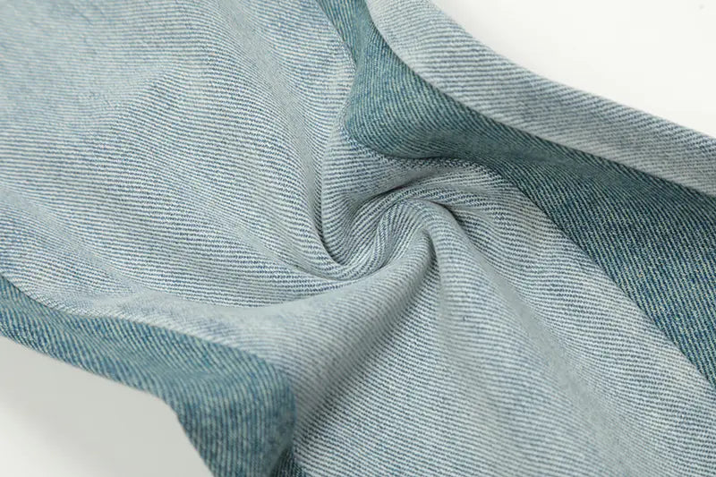 American High Street Patchwork Micro Flare Jeans Sophistication