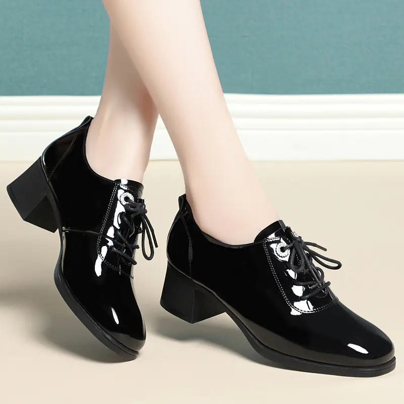 Chunky Heeled Martin Boots for Women - Versatile Style