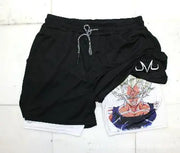 Men's Sporty Double-Layer Breathable Workout Shorts