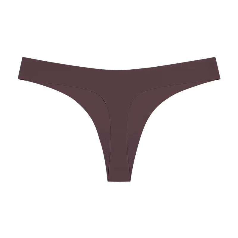 Seamless T-Back Women's Underwear with Cotton Crotch