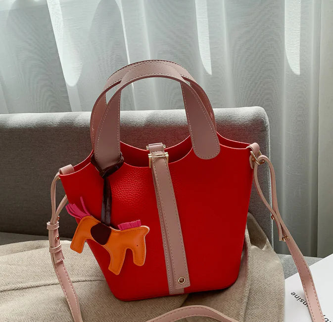 Block Bucket Bag
