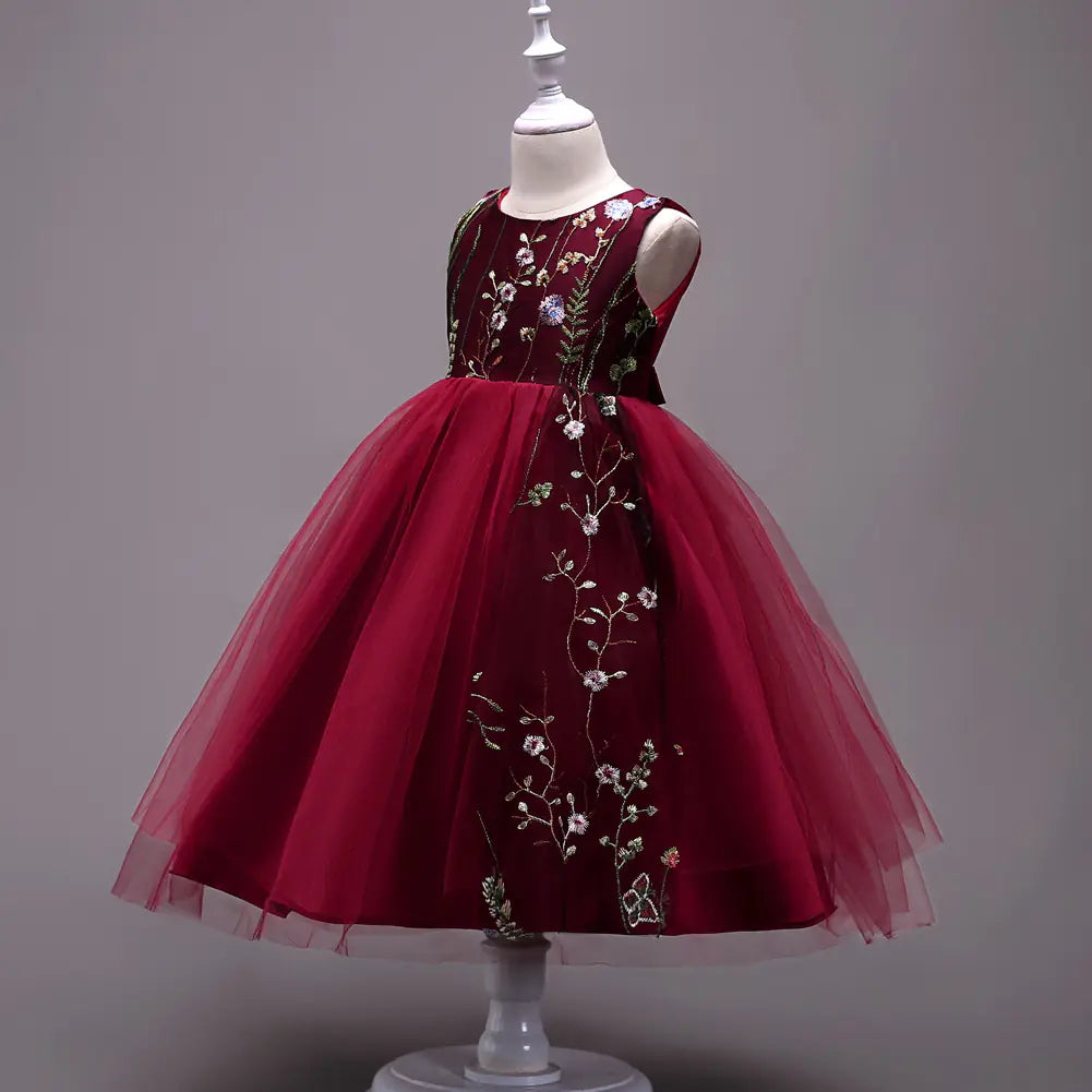 Embroidered Kids' Dress
