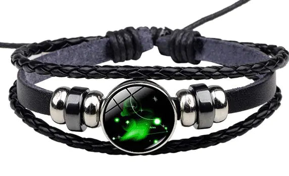Zodiac Bracelet for Men and Women - Glow in the Dark
