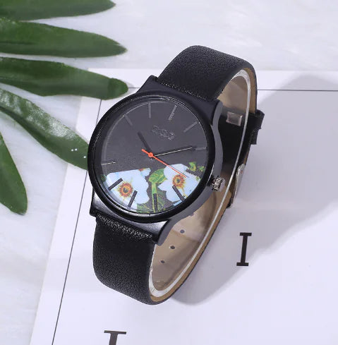 Artistic Floral Quartz Watch