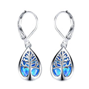 Fashion Opal Tree of Life Pendant Earrings in Stock