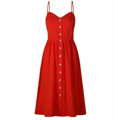 Sunflower Pineapple Print Backless Dress for Women