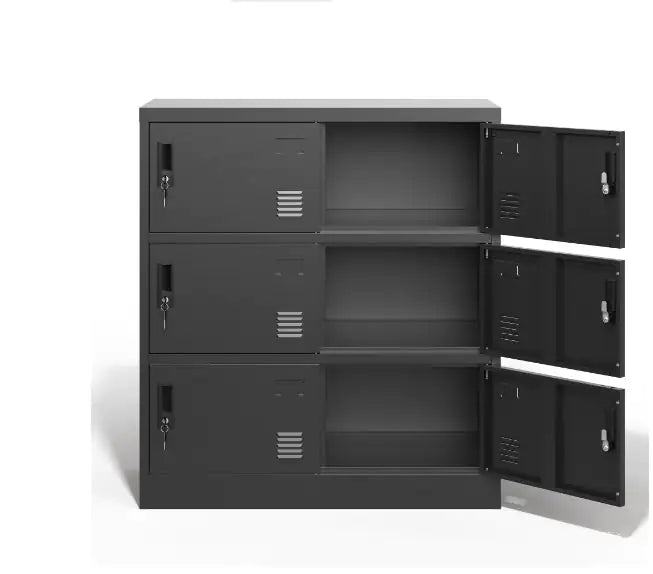 6-Door Staff Locker with Card Slot