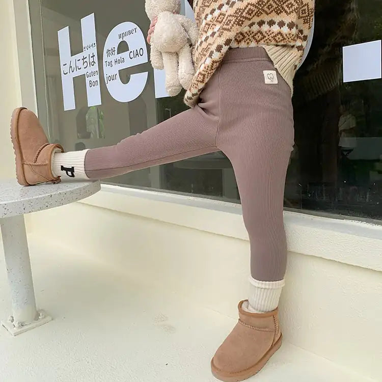 Fleece Leggings with Milk Protein for Warmth and Comfort