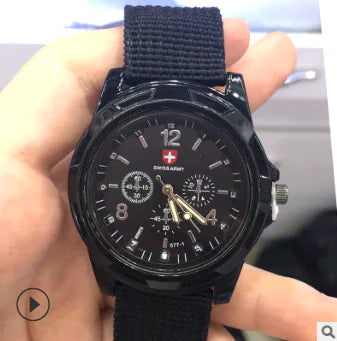 Sporty Woven Strap Watch