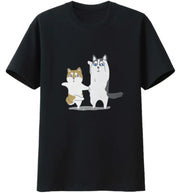 Customizable Cotton Dog Logo T-Shirt for Summer