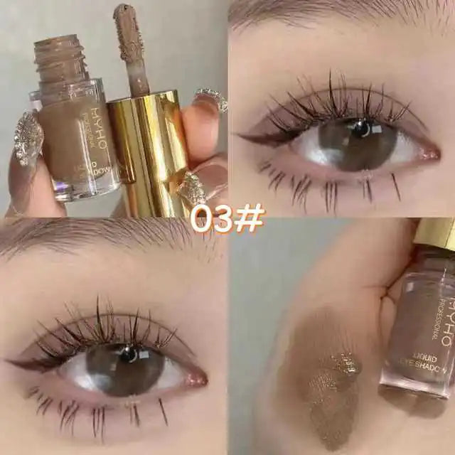 Brown Glitter Liquid Eyeshadow Stick