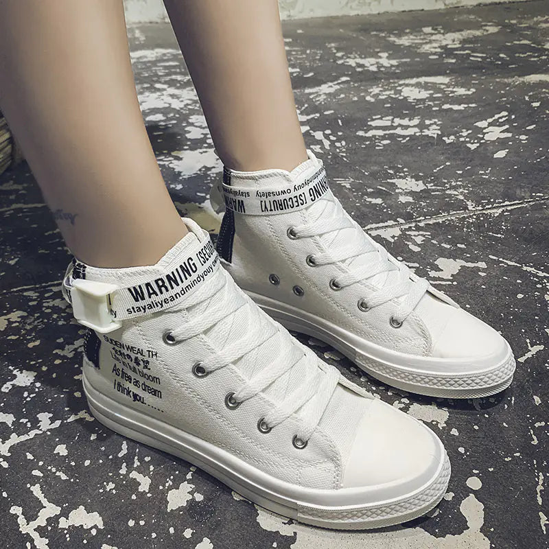 Autumn Canvas High-Top Sneakers