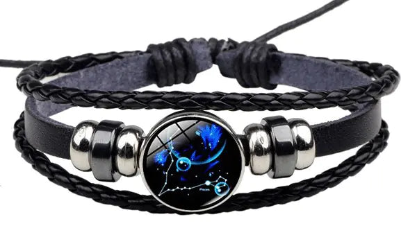 Zodiac Bracelet for Men and Women - Glow in the Dark