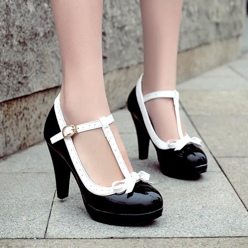 Spring High-Heeled Shoes - Elegant Comfort Meets Timeless Style