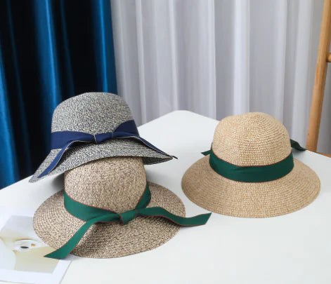 Korean Style Wide Brim Sun Hat for Women