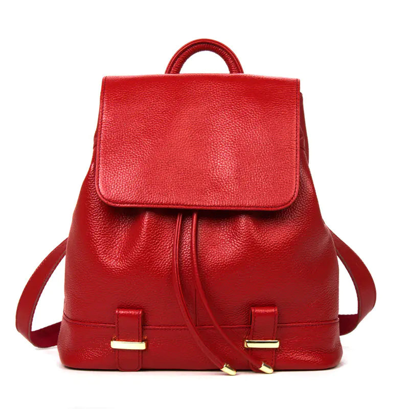 Premium Leather Travel Backpack