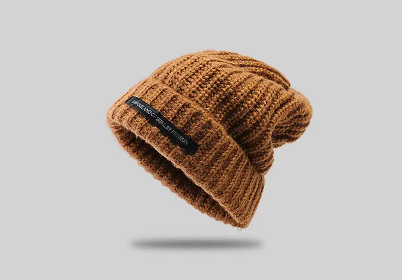 Warm Knitted Hat for Women with Large Head Circumference