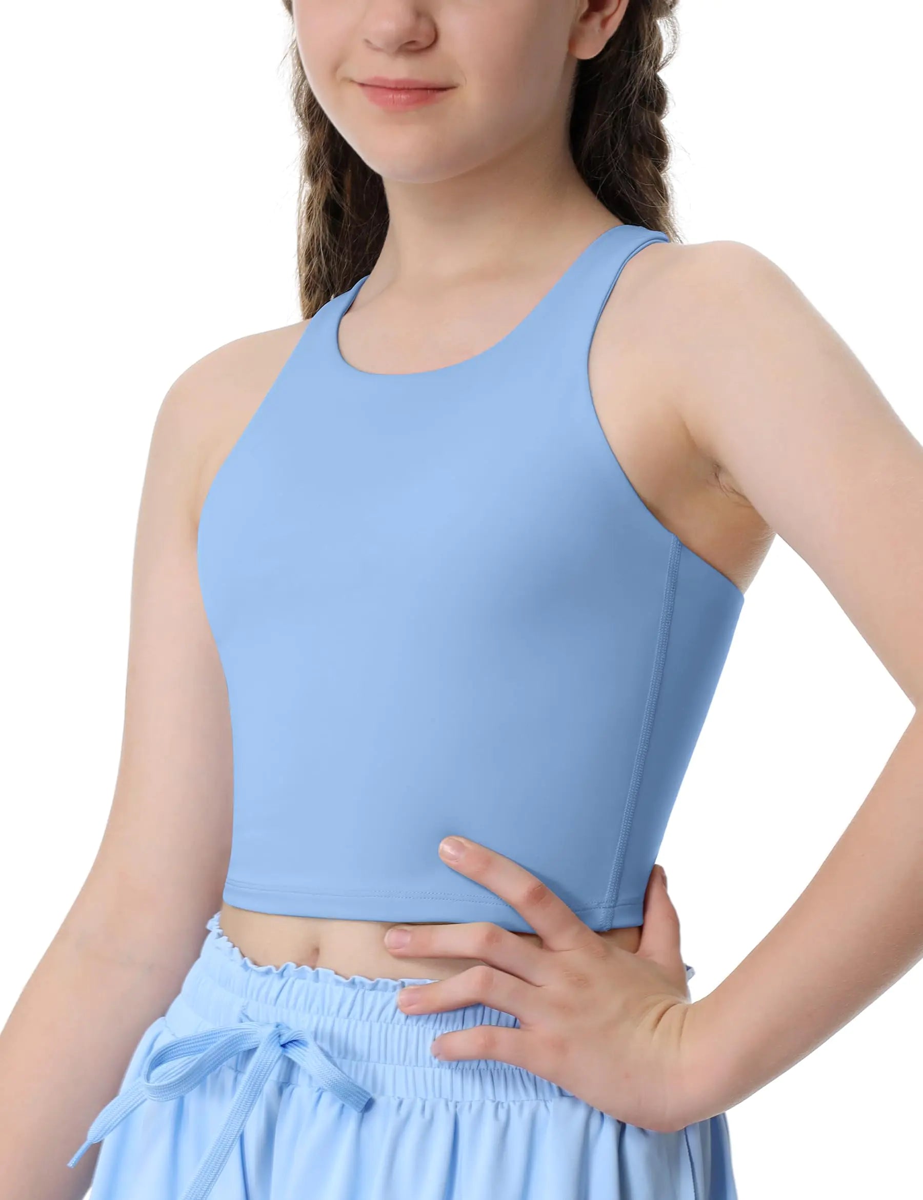 Racerback Crop Tank Top