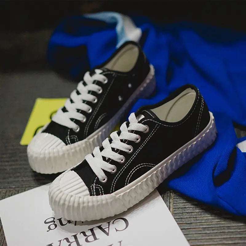 Korean Retro Canvas Low-Tops