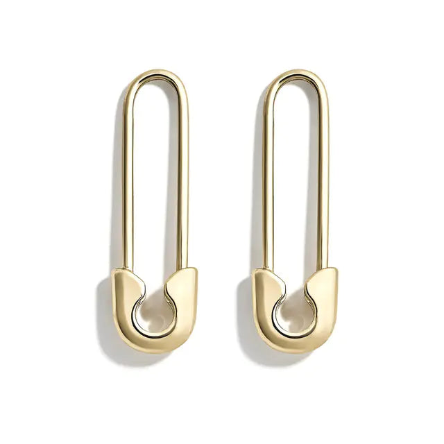 Colorful Metal Pin Earrings Set for Women Fashion