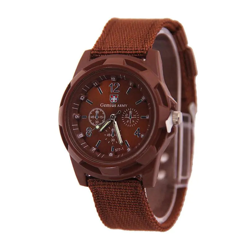 Sporty Woven Strap Watch