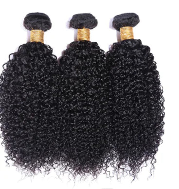 Real Human Hair Lace Front Wig - Kinky Curly Style