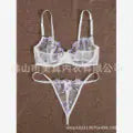 "Sexy Sheer Three-Piece Lingerie Set